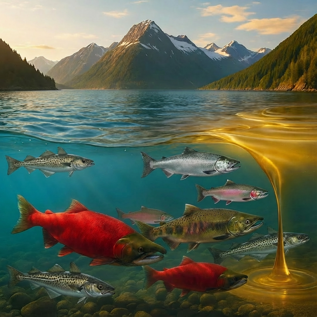 Wild Alaskan Fish Oil (EPA + DHA Omega-3)