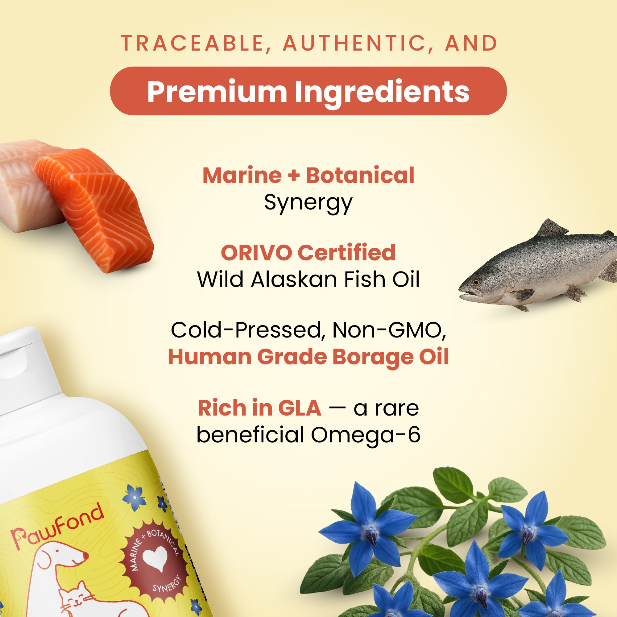 Wild Alaskan Fish + Borage oil