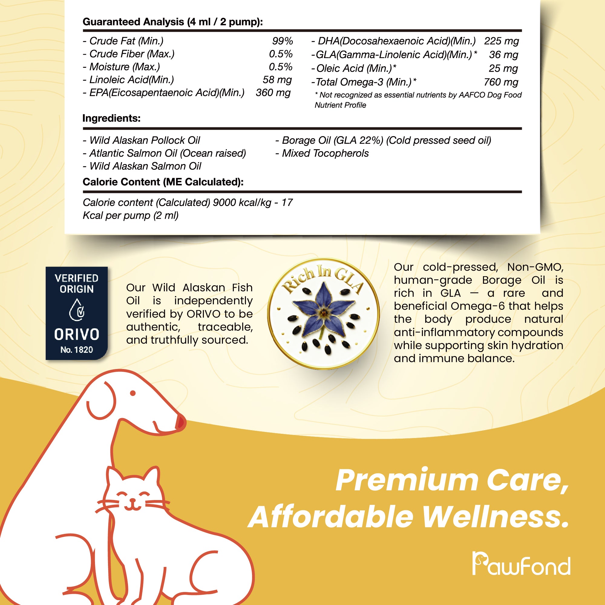 Wild Alaskan Fish + Borage oil